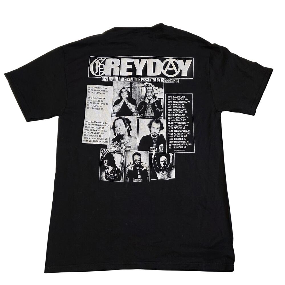 2024 Greyday Tour Shirt Small G59 Records Suicideboys Band Tee - Picture 2 of 3